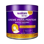 Ficha técnica e caractérísticas do produto Creme para Pentear Brilho Máximo 500g - Salon Line