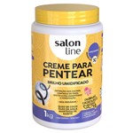 Ficha técnica e caractérísticas do produto Creme para Pentear Brilho Umidificado Salon Line 1kg