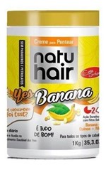 Ficha técnica e caractérísticas do produto Creme Para Pentear Natu Hair Banana 1kg