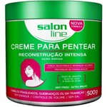 Ficha técnica e caractérísticas do produto Creme para Pentear Reconstrucao Intensa Salon Line 500G