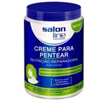 Ficha técnica e caractérísticas do produto Creme para Pentear Reparadora - Salon Line - 1000 GR