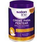 Ficha técnica e caractérísticas do produto Creme para Pentear Salon Line Brilho Máximo 1Kg Salon Line