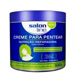 Ficha técnica e caractérísticas do produto Creme para Pentear Salon Line Nutrição Reparadora 500g