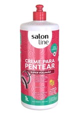 Ficha técnica e caractérísticas do produto Creme para Pentear Salon Line Super Volumão 1Litro