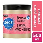 Ficha técnica e caractérísticas do produto Creme para Pentear Seda Boom Cachos Livres, Leves, Soltos 500ml