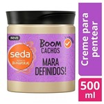 Ficha técnica e caractérísticas do produto Creme para Pentear Seda Boom Cachos Mara Definidos 500ml
