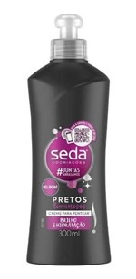 Ficha técnica e caractérísticas do produto Creme para Pentear Seda - Pretos Luminosos - 300 Ml