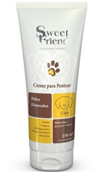 Ficha técnica e caractérísticas do produto Creme para Pentear Sweet Friend Intensive Care Pelos Dourados para Cães - 250ml