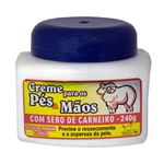 Ficha técnica e caractérísticas do produto Creme para Pés e Mãos Sebo Carneiro 240g - San Jully