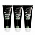 Ficha técnica e caractérísticas do produto Creme Pré Barba Fox For Men 250g Esfoliante Caixa Com 3 Unidades