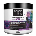 Ficha técnica e caractérísticas do produto Creme Relaxamento Permanente Afro Salon Line Encacheamento 500g