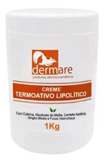Ficha técnica e caractérísticas do produto Creme Termoativo Lipolítico Anticelulite Dermare 1 Kg