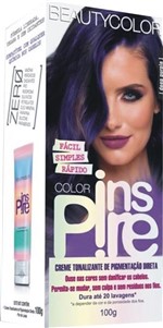 Ficha técnica e caractérísticas do produto Creme Tonalizante Color Inspire Deep Purple 100g Roxo - Beautycolor