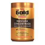 Ficha técnica e caractérísticas do produto Creme Tratamento Niely Gold Chocolate Conc 1kg