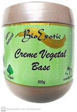 Ficha técnica e caractérísticas do produto Creme Vegetal Base Vegano, Hidratante Neutro - Facial e Corporal Bioexotic