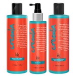 Creoula Lola Cosmetics - Condicionador + Shampoo + Spray Finalizador Kit