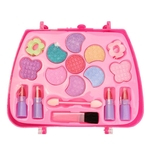 Ficha técnica e caractérísticas do produto Crianças Girl Makeup Set Eco-friendly Cosmetic Pretend Play Kit princesa Presente Toy estoque pronto