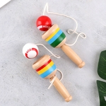 Ficha técnica e caractérísticas do produto Crianças Habilidade copo de madeira mão-olho Coordenação de Formação Toy Jogo Tradicional Habilidade Baby Toy Bola