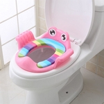 Ficha técnica e caractérísticas do produto Amyove Lovely gift Crianças Toilet Seat Seat Anti-queda Potty Capa Escada para o infante do bebê