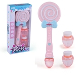 Ficha técnica e caractérísticas do produto Bolha máquina Crianças Toy Elétrica desenhos animados Lollipop bolha Maker com música ligeira, sem Bolha da água