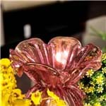 Ficha técnica e caractérísticas do produto Cristal de Murano Rosa com Ouro