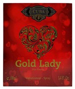 Ficha técnica e caractérísticas do produto Cuba Perfume Feminino Gold Lady 100Ml