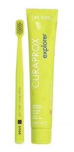 Ficha técnica e caractérísticas do produto Curaprox Be You Explorer Verde C/Pasta Dental 90ml +escova