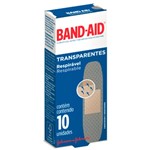 Ficha técnica e caractérísticas do produto Curativo Adesivo Transparente Band Aid Caixa com 10 Unidades - Band-aid