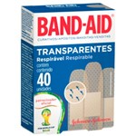 Ficha técnica e caractérísticas do produto Curativo Adesivo Transparente Band Aid Caixa com 40 Unidades - Band-aid