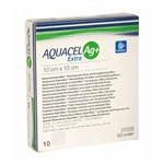 Ficha técnica e caractérísticas do produto Curativo Aquacel Ag+ Extra 10 x 10 cm (Caixa c/ 10 unds.) 413567 - Convatec