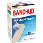 Ficha técnica e caractérísticas do produto Curativo Band Aid Transparente 40 Unidades