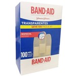 Curativo Band-aid Transparente C/ 100