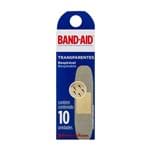 Ficha técnica e caractérísticas do produto Curativo Band-Aid Transparente com 10 Unidades