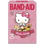 Ficha técnica e caractérísticas do produto Curativo Transparente Band Aid C/25 Hello Kitty