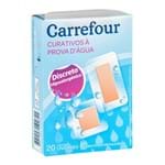 Curativos Adesivos à Prova D'água Carrefour com 20 Unidades