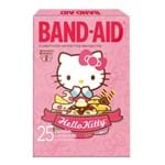 Ficha técnica e caractérísticas do produto Curativos Adesivos Infantis Band-Aid Decorados Hello Kitty com 25 Unidades