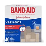 Ficha técnica e caractérísticas do produto Curativos Band-Aid Variados - 40 Unidades - Johnson Johnson