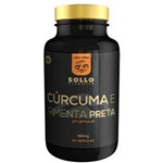 Ficha técnica e caractérísticas do produto Cúrcuma e Pimenta Preta (Piperina) - 60 Cápsulas