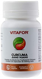 Ficha técnica e caractérísticas do produto Curcuma Jiang Huang - 30 Cápsulas 500mg - Vitafor, Vitafor