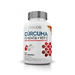 Ficha técnica e caractérísticas do produto Cúrcuma + Pimenta + Vitamina C - 500 mg