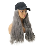 Ficha técnica e caractérísticas do produto Curly Cap peruca Halloween Party Hat ondulado longo cabelo Cosplay Clube Faça Acessórios