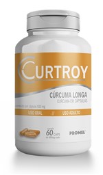 Ficha técnica e caractérísticas do produto Curtroy Cúrcuma Longa 60 Caps 600mg - Promel