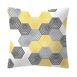 Ficha técnica e caractérísticas do produto Cushion Cover Geometric Pattern Cushion Cover Sofa Pillow Case Home Decoration