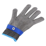 Ficha técnica e caractérísticas do produto 1PCS Stainless Steel Cut-resistant Glove Level 5 Protection Kitchen Cuts Metal Mesh Butcher Glove with Cotton Glove