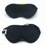 Ficha técnica e caractérísticas do produto 3D Máscara do sono Eye Mask Resto Viagem Aid Eye Capa remendo macia para dormir Blindfold Eye Relax Massager Health