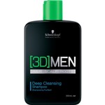 Ficha técnica e caractérísticas do produto 3D Men Shampoo Deep Cleasing 250ml - Schwarzkopf