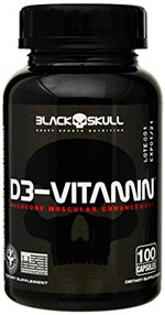 Ficha técnica e caractérísticas do produto D3-Vitamin - 100 Cápsulas - Black Skull, Black Skull