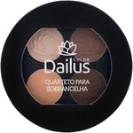 Ficha técnica e caractérísticas do produto Dailus Color - Quarteto Para Sobrancelha