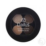 Ficha técnica e caractérísticas do produto Dailus - Quarteto de Sombras para Sobrancelha