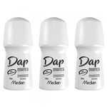 Ficha técnica e caractérísticas do produto Dap S/ Perfume Desodorante Rollon 55ml (Kit C/03)